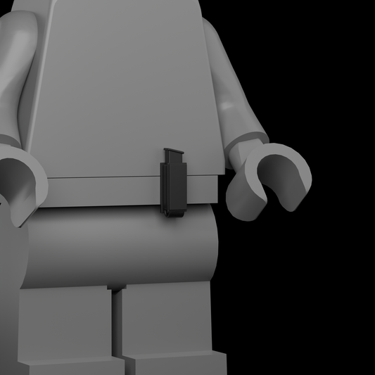 Pistol Mag Pouch Open 3D Print