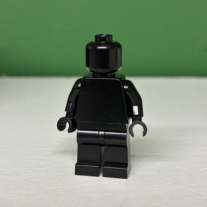 Official Black Blank Minifigure Body