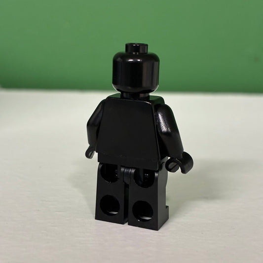Official Black Blank Minifigure Body