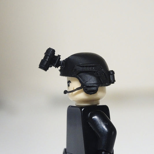 Tactical MICH Helmet PVS NVGs Full Setup 3D Print