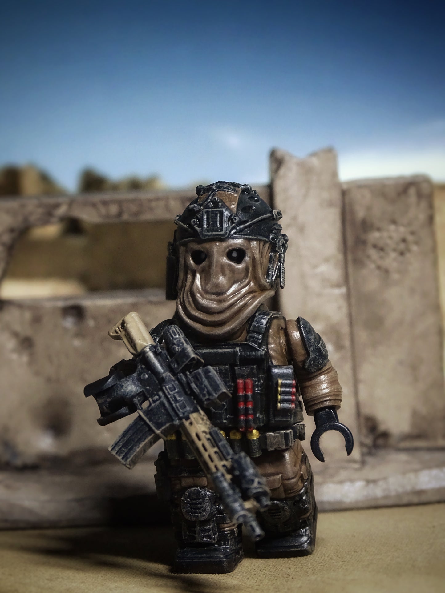 Desert Support Mercenary Custom Minifigure