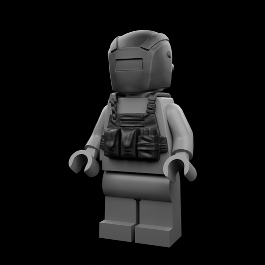 Factory Chad Vest & Helmet Set 3D Print